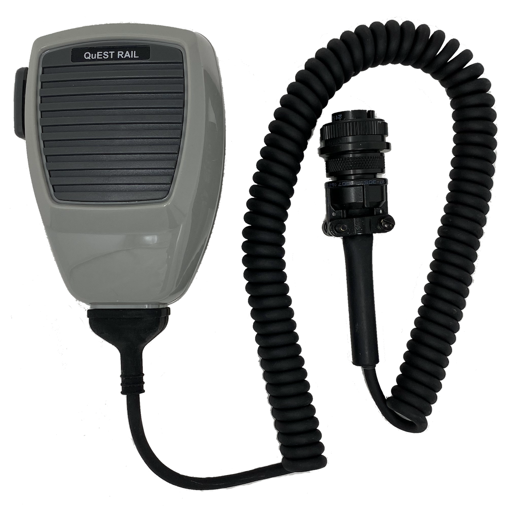 23MC-20 Palm Microphone — QuEST Rail LLC